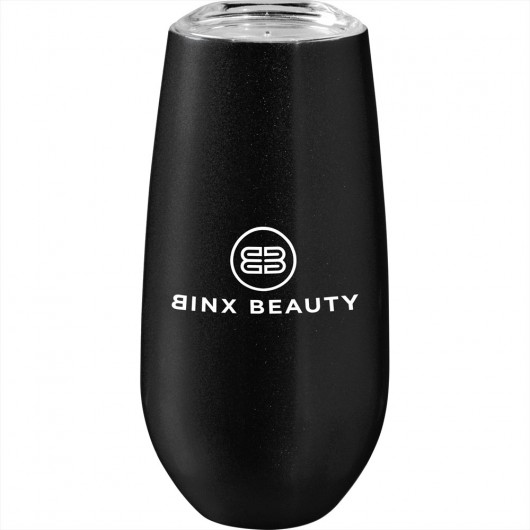 Black Champagne Flute Cups